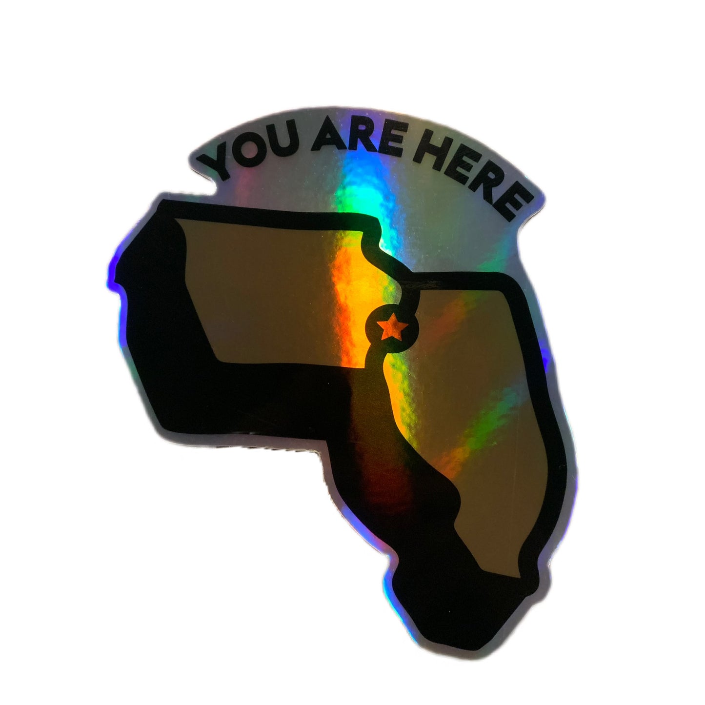 You are Here Sticker - Bummer City